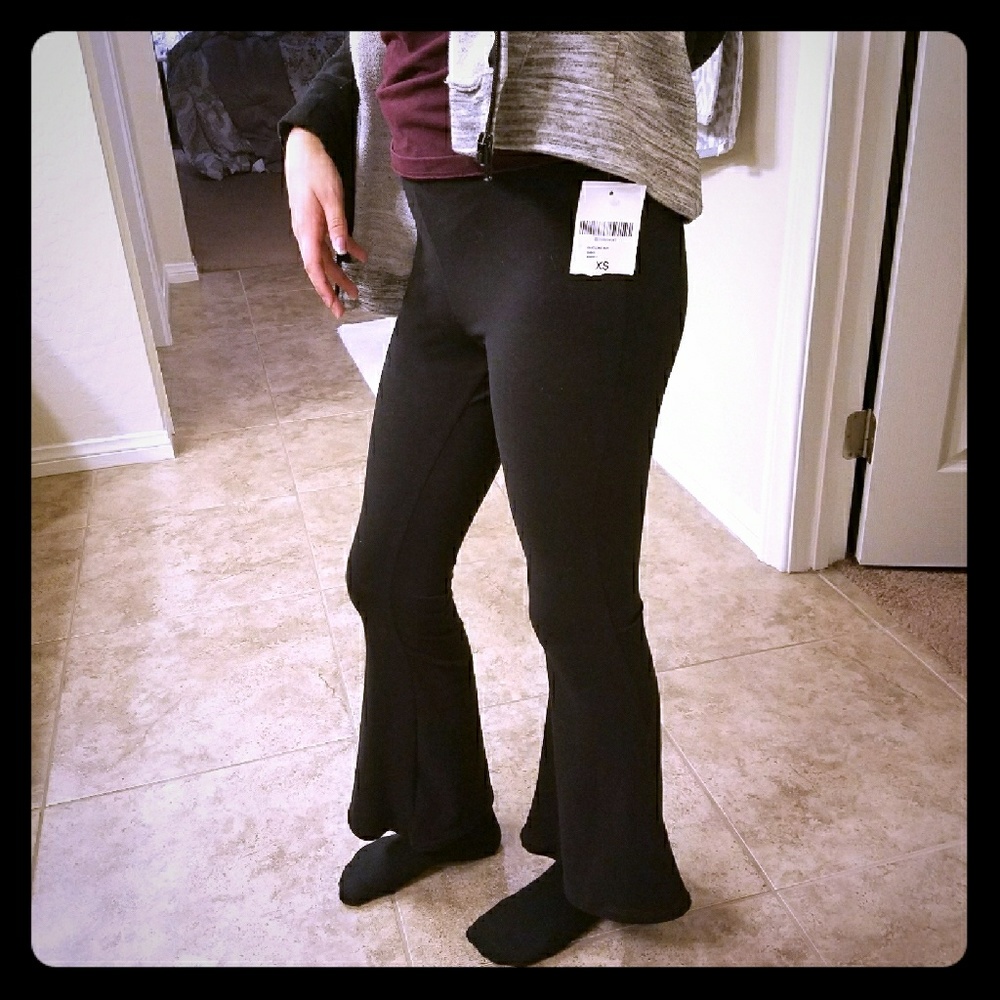 Woman's knit bell bottoms